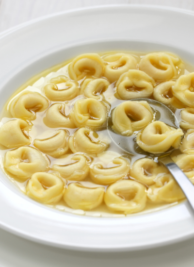 My Italian Honeymoon Inspired Soup Recipe: Tortellini en Brodo!