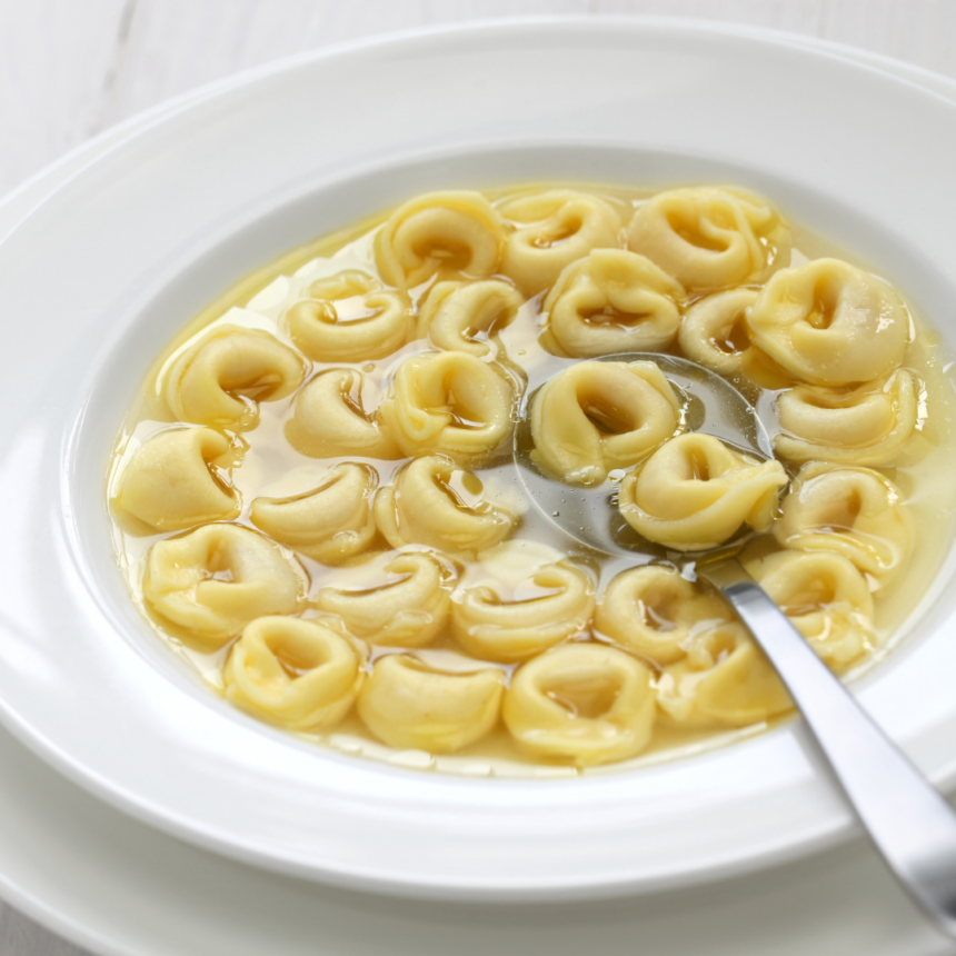 My Italian Honeymoon Inspired Soup Recipe: Tortellini en Brodo!