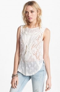 free people lace tank