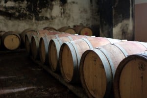 Wine barrels