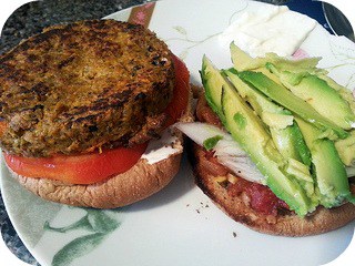 veggie burger