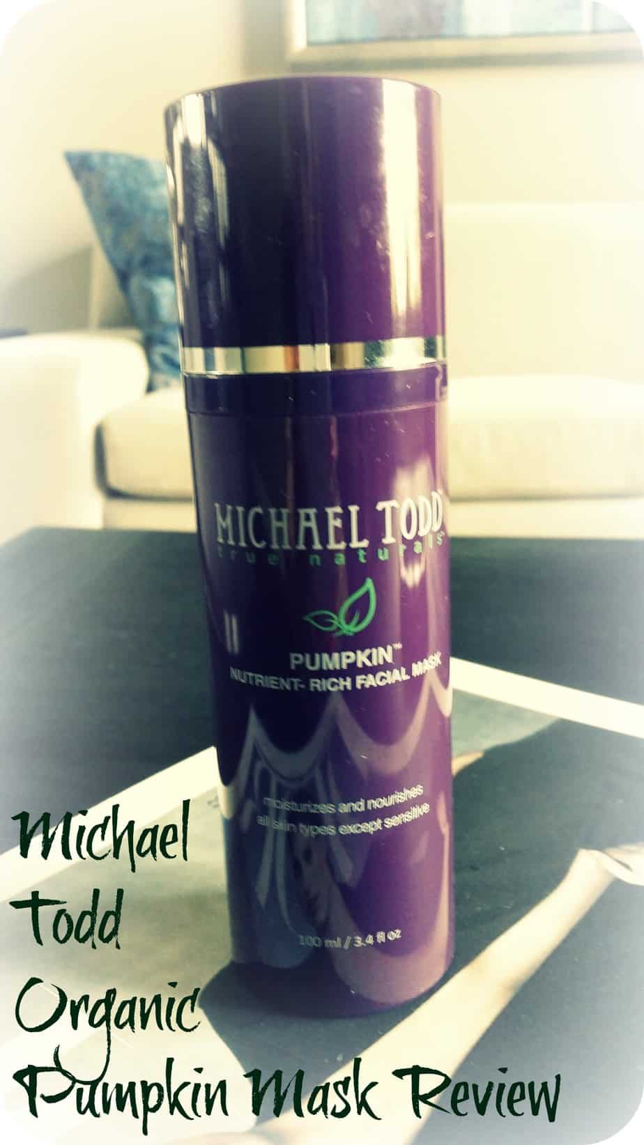 michael todd organic pumpkin mask review