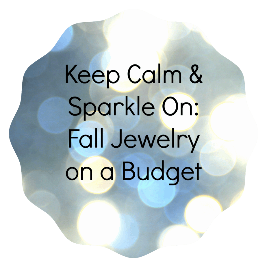 fall jewelry on a budget