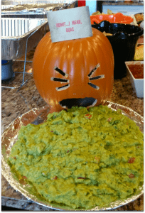 vomiting pumpkin guac