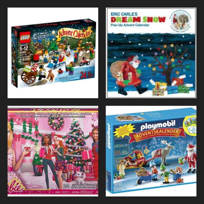 kids advent calendar collage