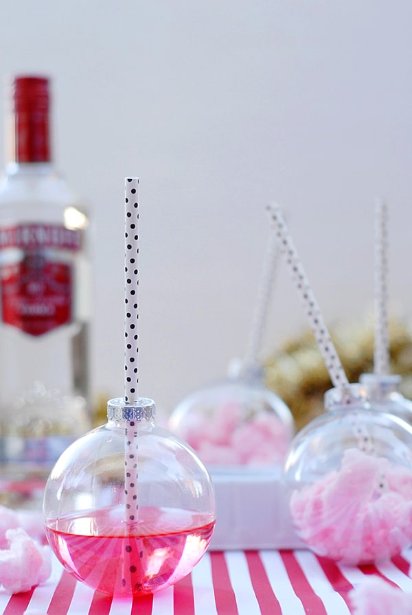 Cotton Candy Ornament Shots - A Subtle Revelry