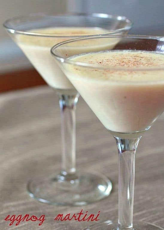 Eggnog Martini