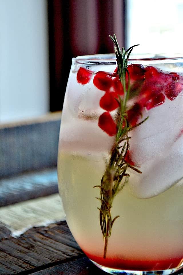 Pomegranate and Rosemary Sangria - Bakeaholic Mama