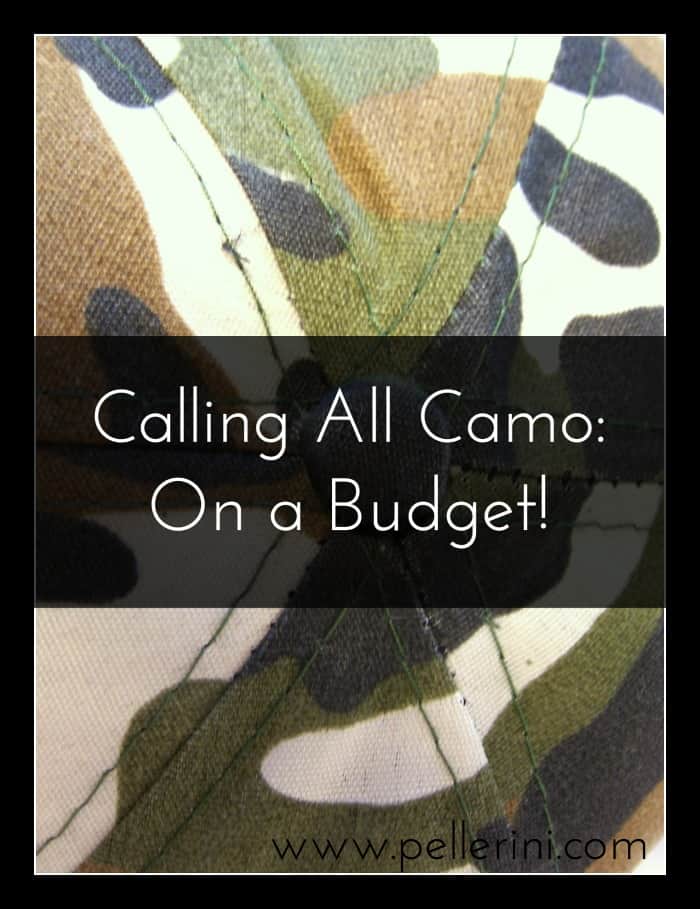 calling all camo on a budget