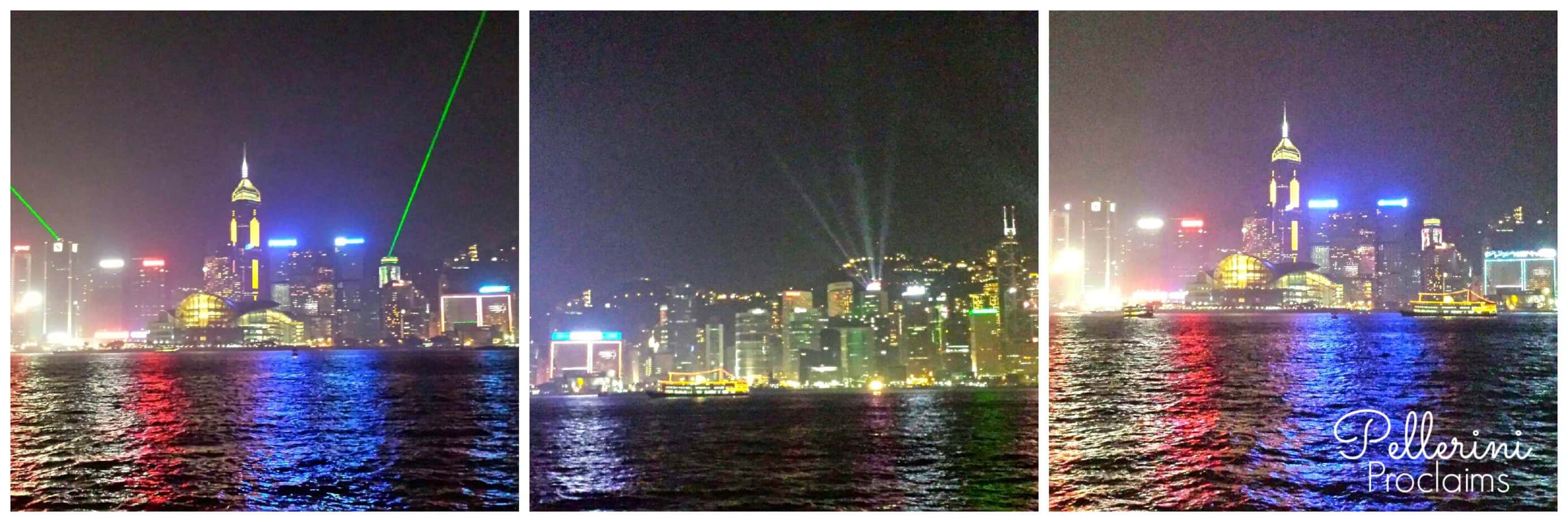 Laser Laser Light Show Hong Kong Harbour Show Hong Kong Harbour