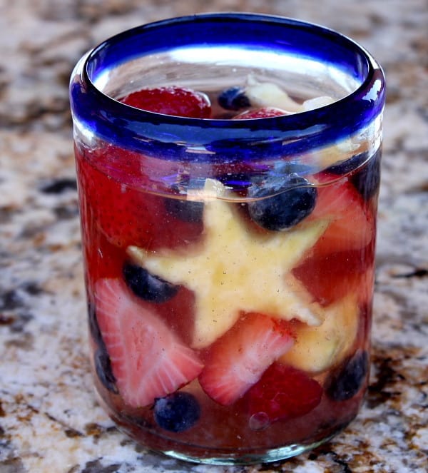Red White and Blue Sangria via Examiner