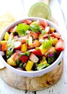 Strawberry and Mango Salsa