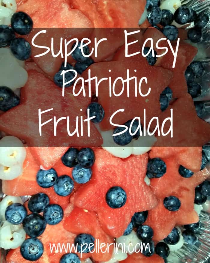 Super Easy Patriotic Fruit Salad