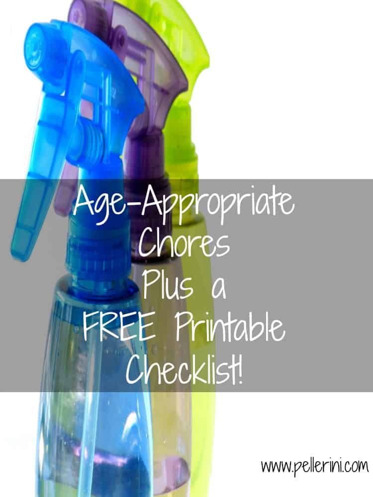 Age Appropriate Chores Plus a FREE Printable Checklist