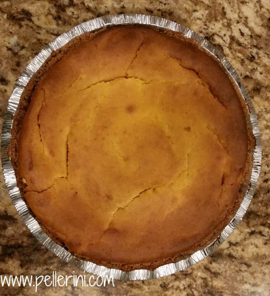 Gluten Free Pumpkin Cheesecake Finished Product