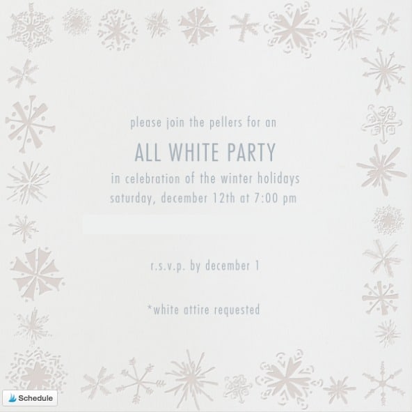 How to Plan an All White Party