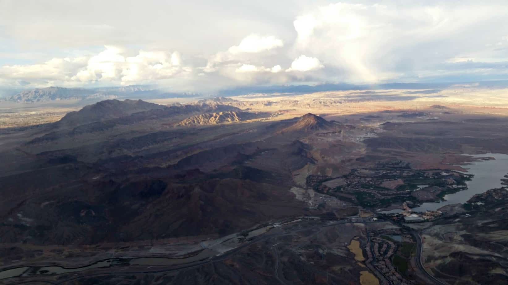 what to do in Las Vegas, View from Flight to Vegas 2