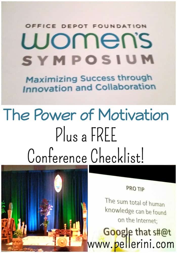 The Power of Motivation and a FREE Conference Checklist!