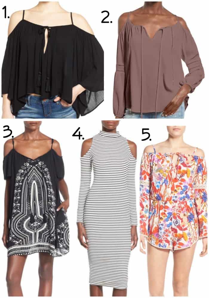 Spring Fashion Trends Cold Shoulder