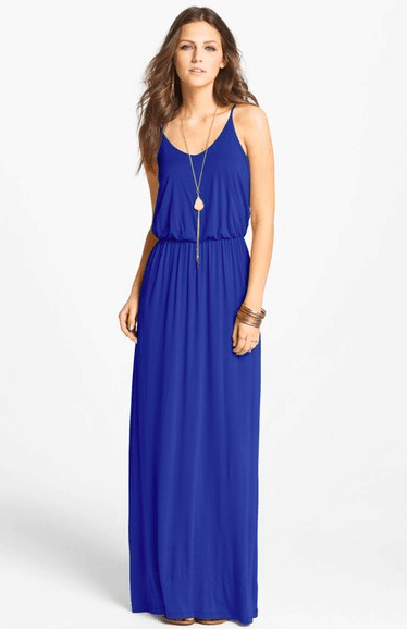 Nordstrom Half Yearly Sale Lush Knit Maxi Dress $38.90