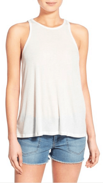 Nordstrom Half Yearly Sale Sun and Shadow Rib Knit Tank