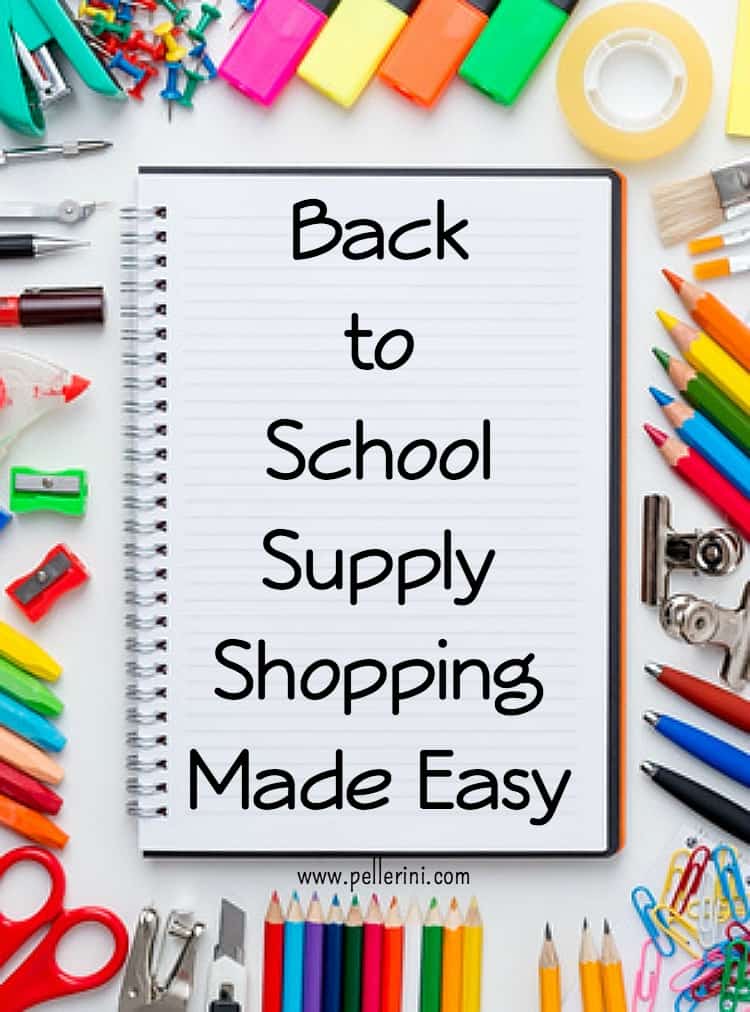 Back to School Supply Shopping Made Easy