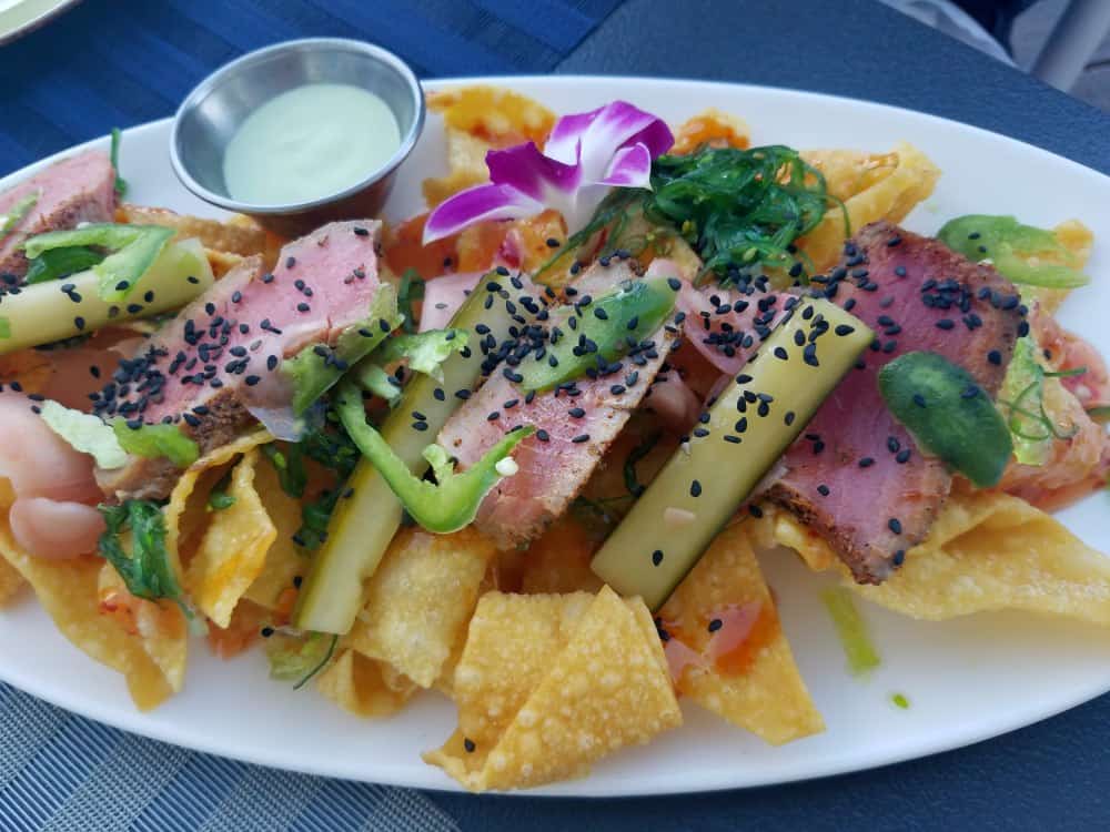 Hawks Cay Family Vacation Angler and Ale Tuna Appetizer