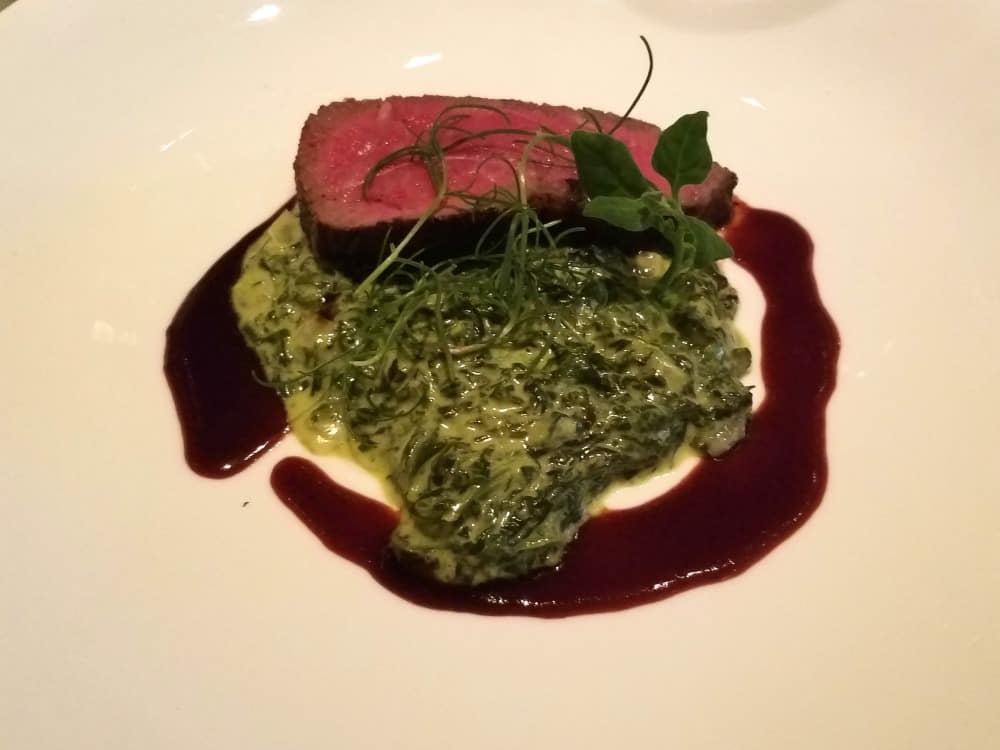 Seminole Casino Coconut Creek New York Strip and Creamed Spinach NYY Steak