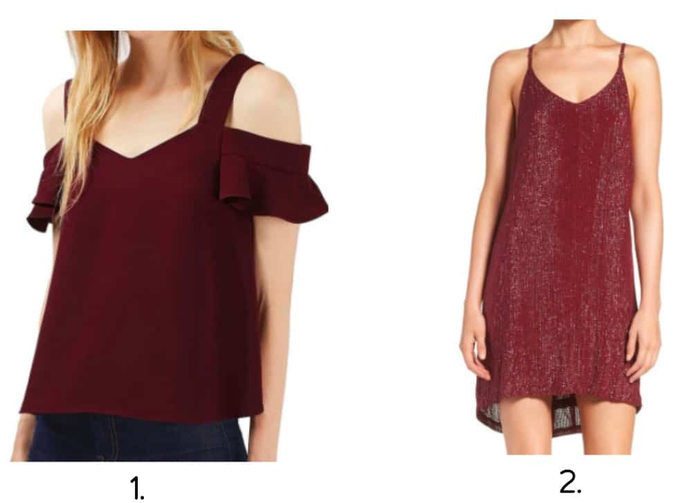 Holiday Trends Burgundy