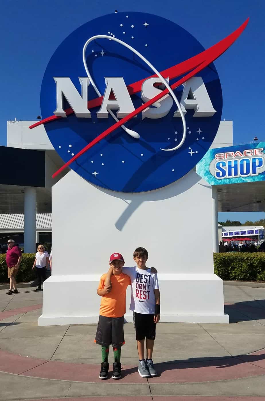 Kennedy Space Center NASA Meatball sign