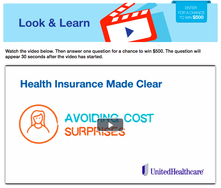 Understand Your Health Care Plan UnitedHealthcare Look and Learn 