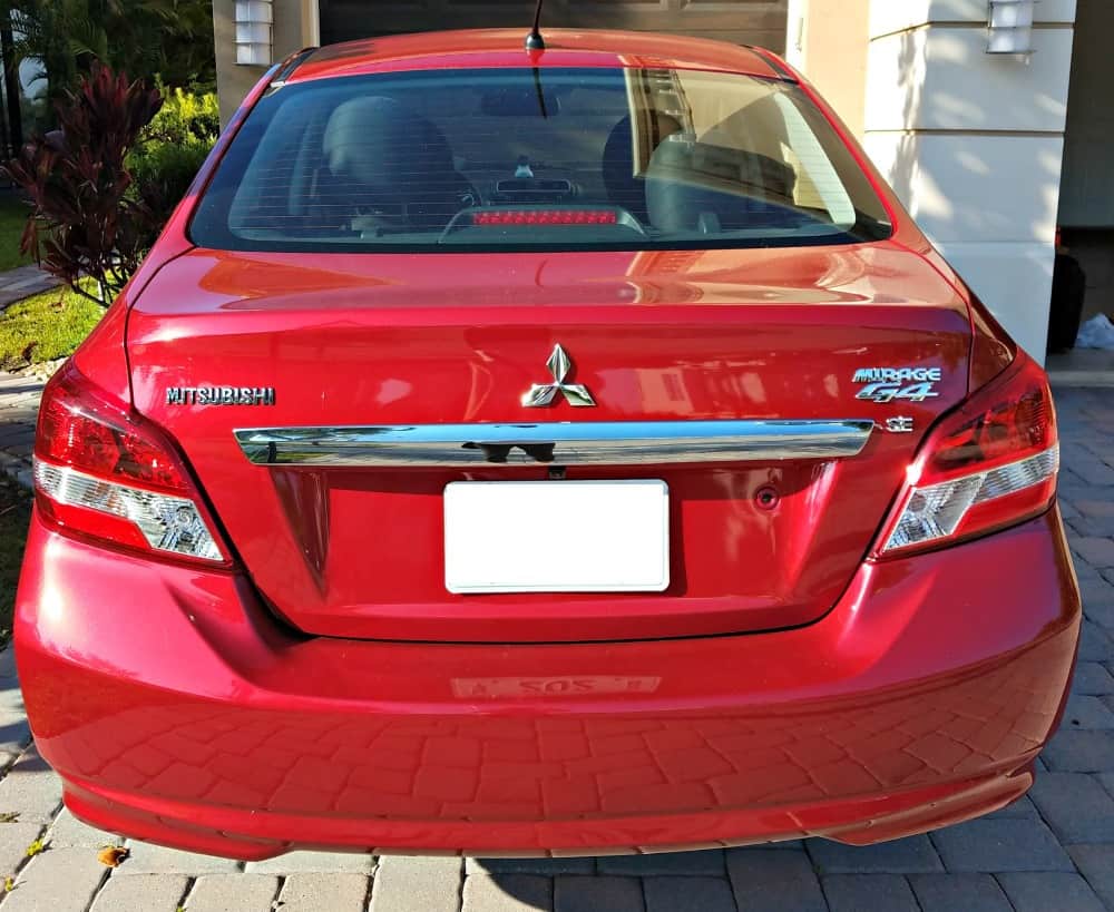 Mitsubishi Mirage Review Rear