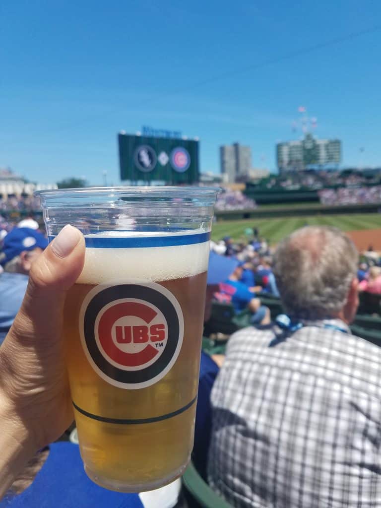 Wrigley Field Chicago Family Vacation Beer