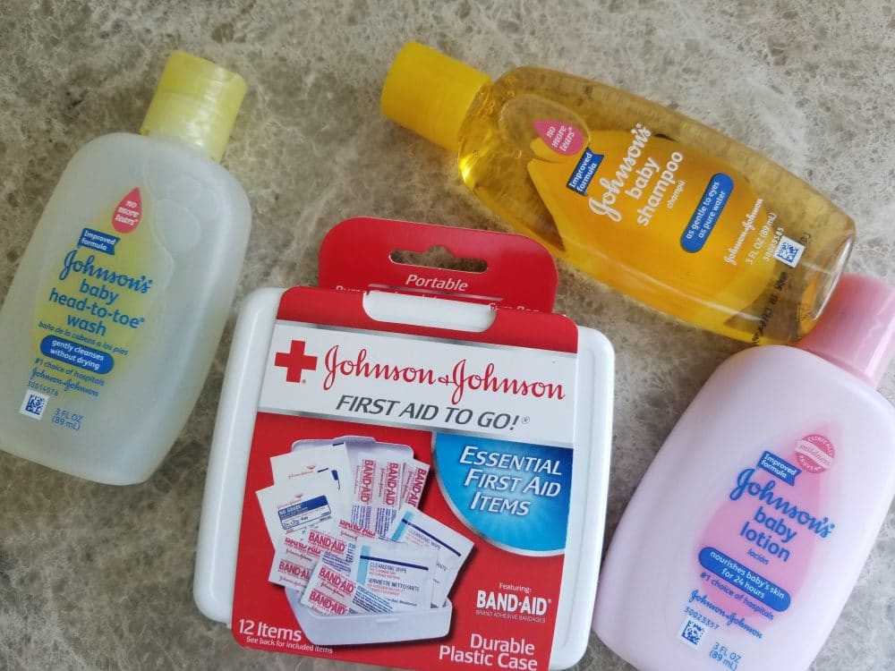 Johnson and Johnson baby products