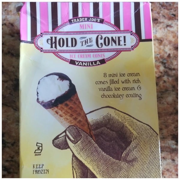 Trader Joe's Hold the Cone Mini Ice Cream Cones