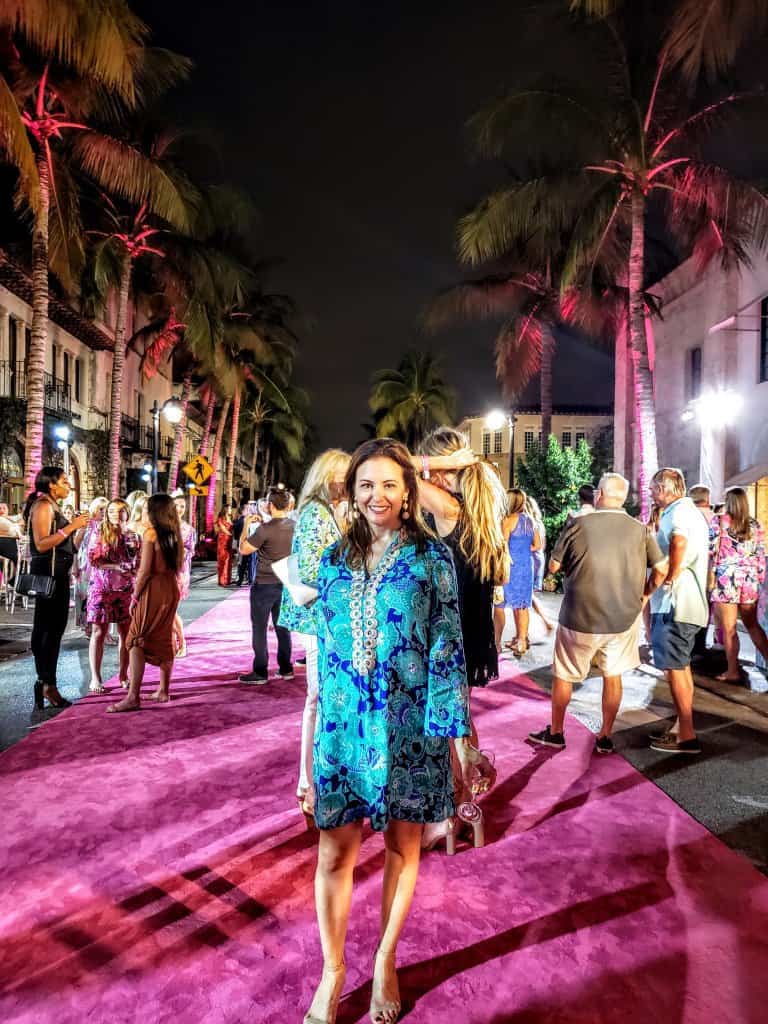 on the Pink Carpet at Lilly Pulitzer