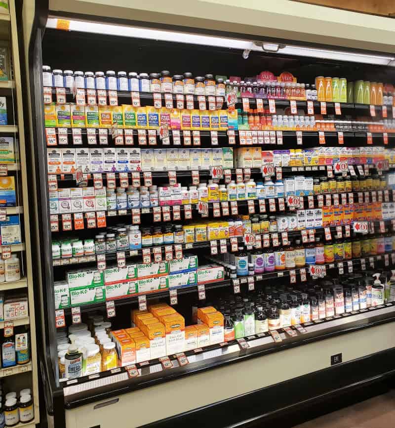 Probiotics section at Sprouts Farmers Market in Wellington