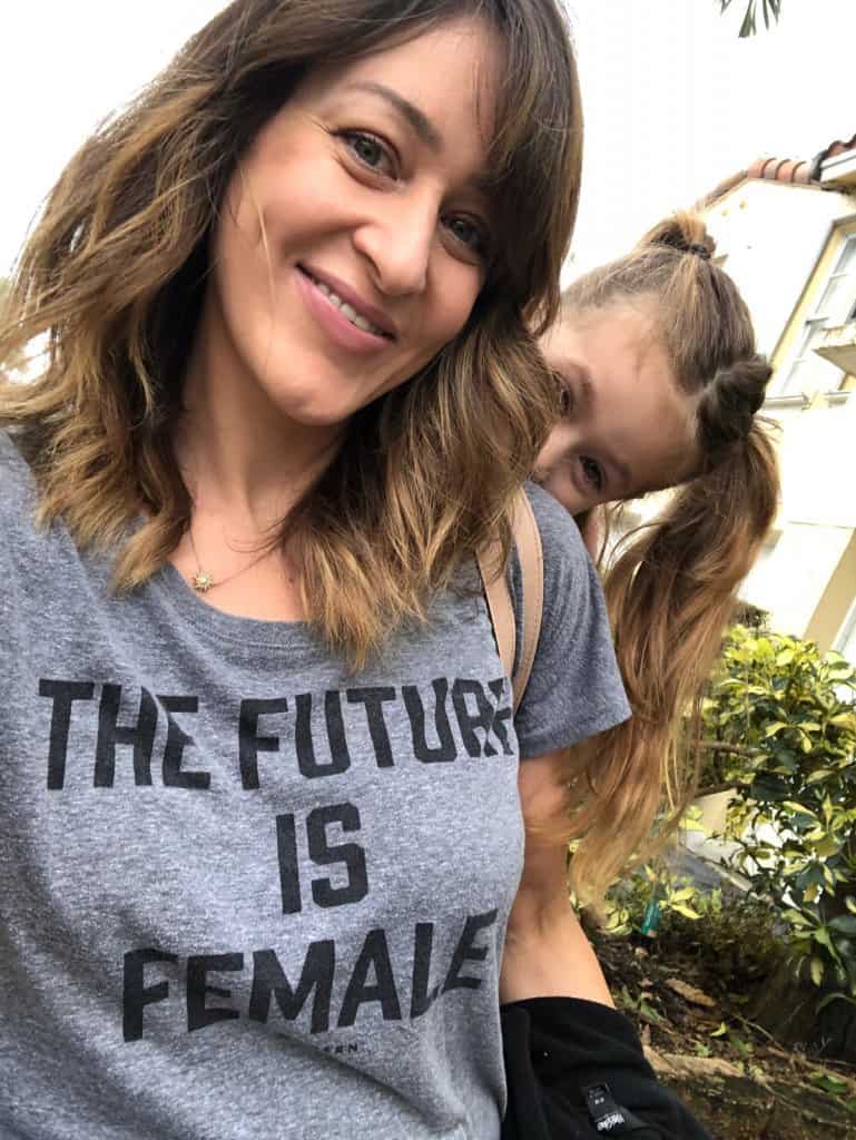 Carli with her daughter