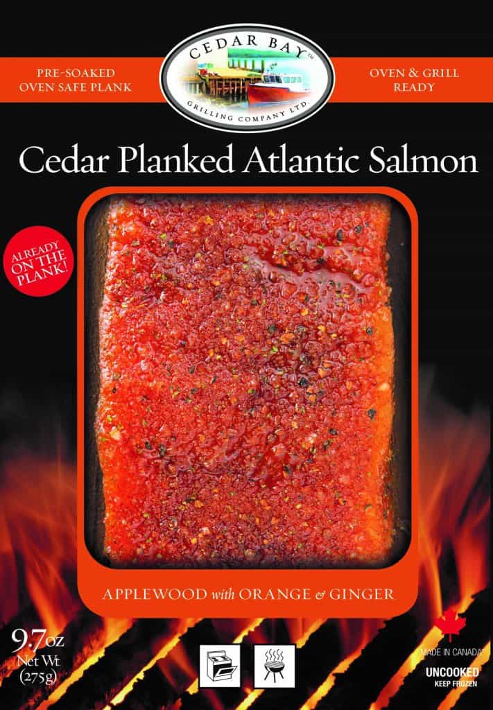 Cedar Bay Grilling Atlantic Salmon on Plank 