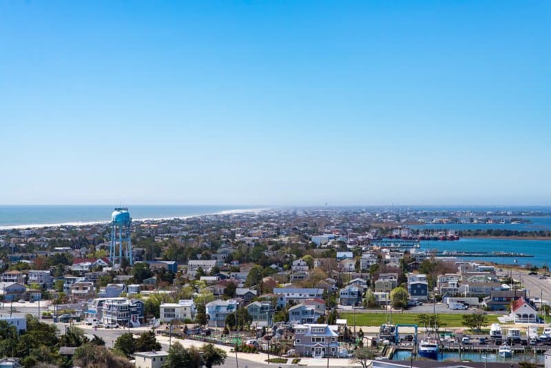 Long Beach Island New Jersey aerial