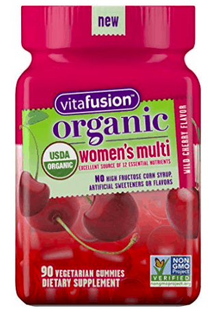 vitafusion organic women's multi