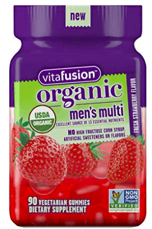 vitafusion organic men's multi