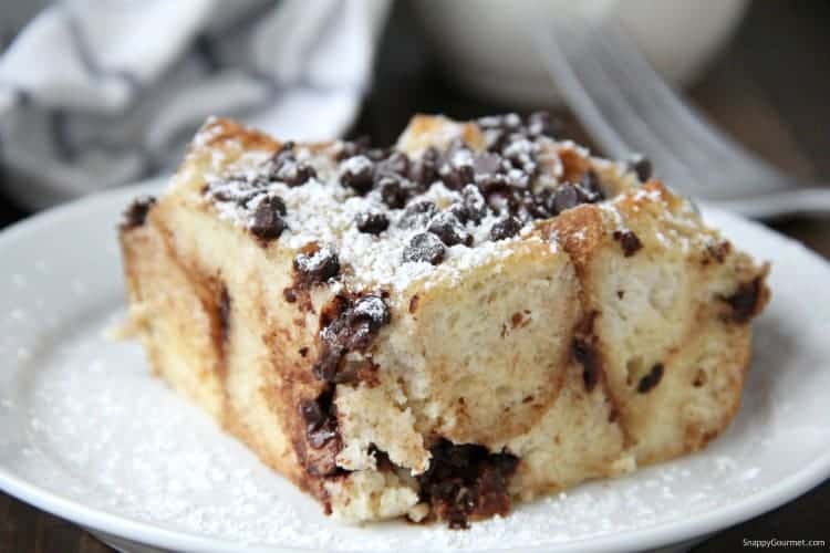 Mother's Day Brunch Ideas - Cannoli Overnight French Toast Casserole