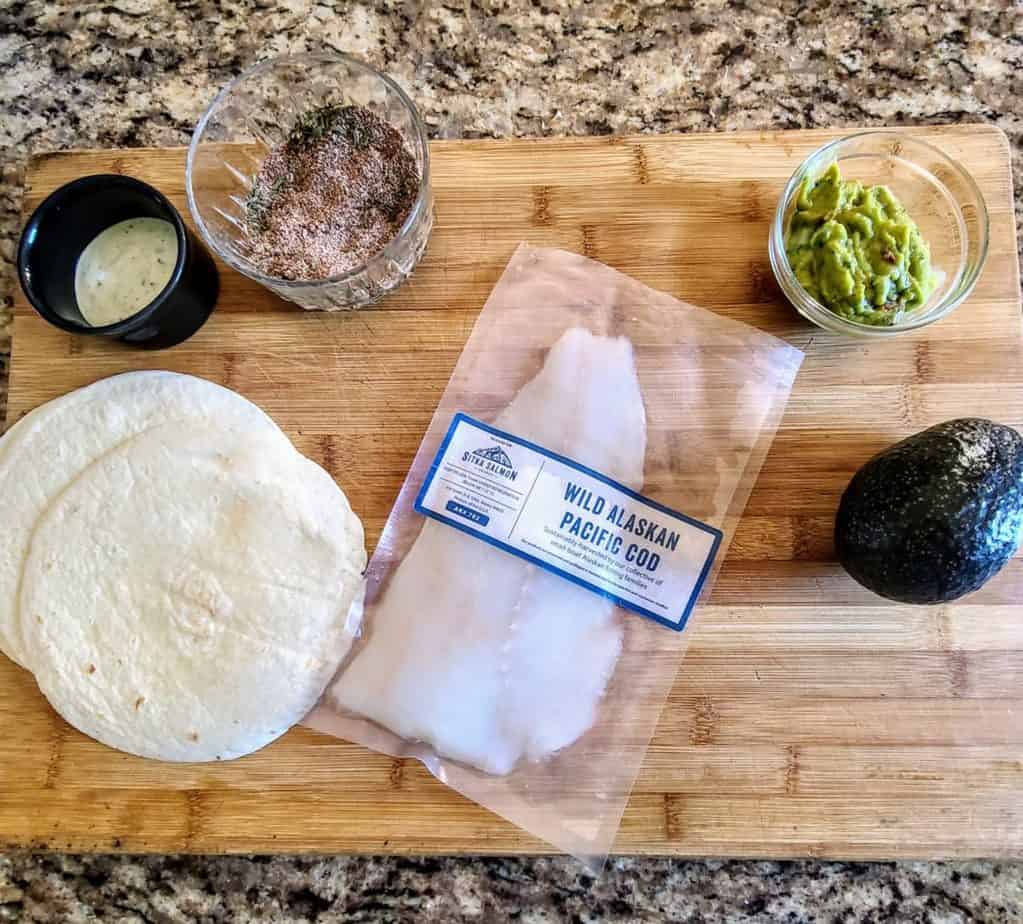 Fish Tacos Recipe ingredients