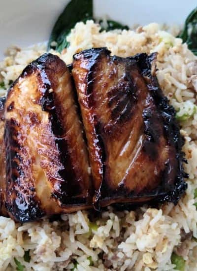 Honey Garlic Marinated Sablefish (Black Cod)