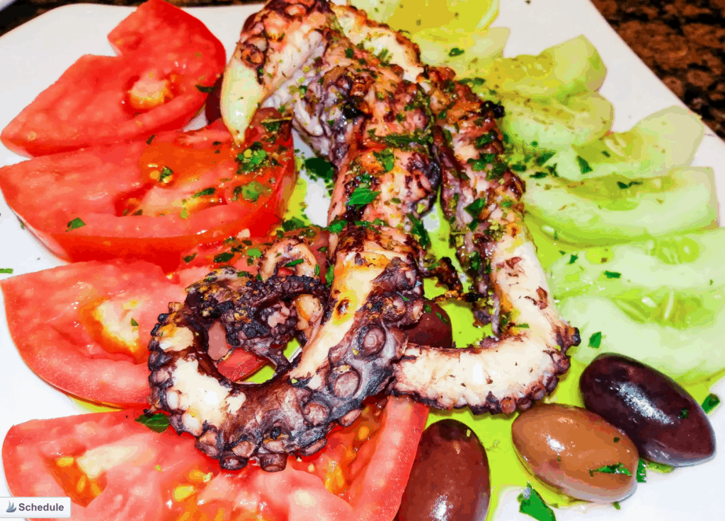 Chris' Taverna Octopus Appetizer