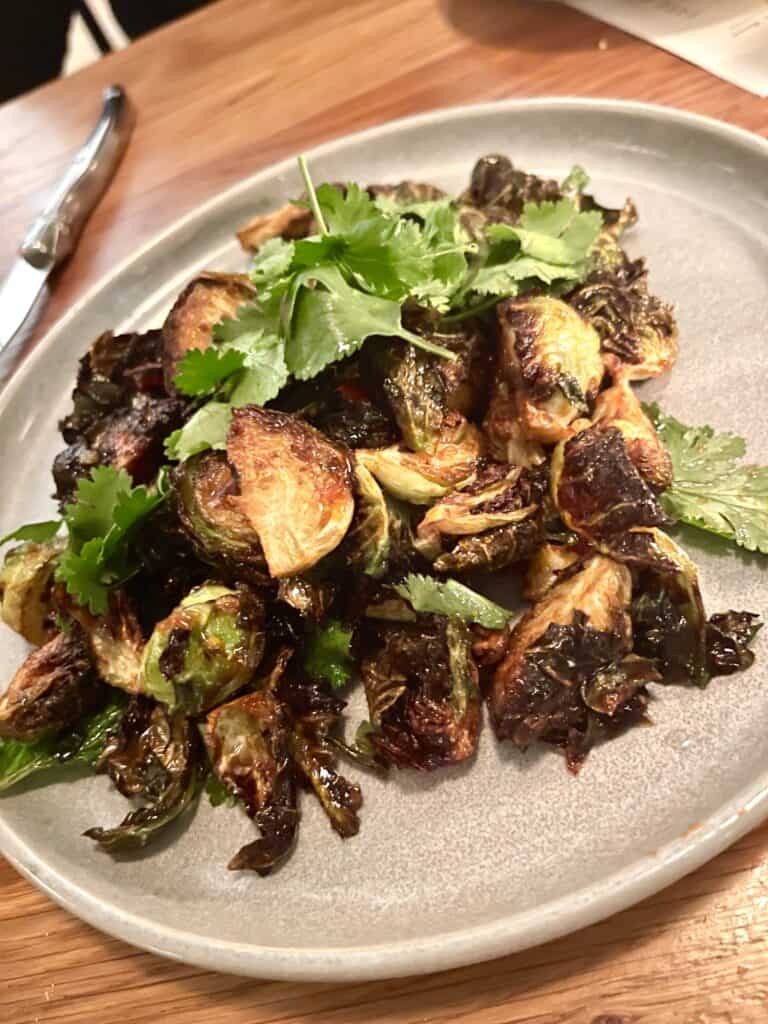 Isla and Co Blistered Brussel Sprouts