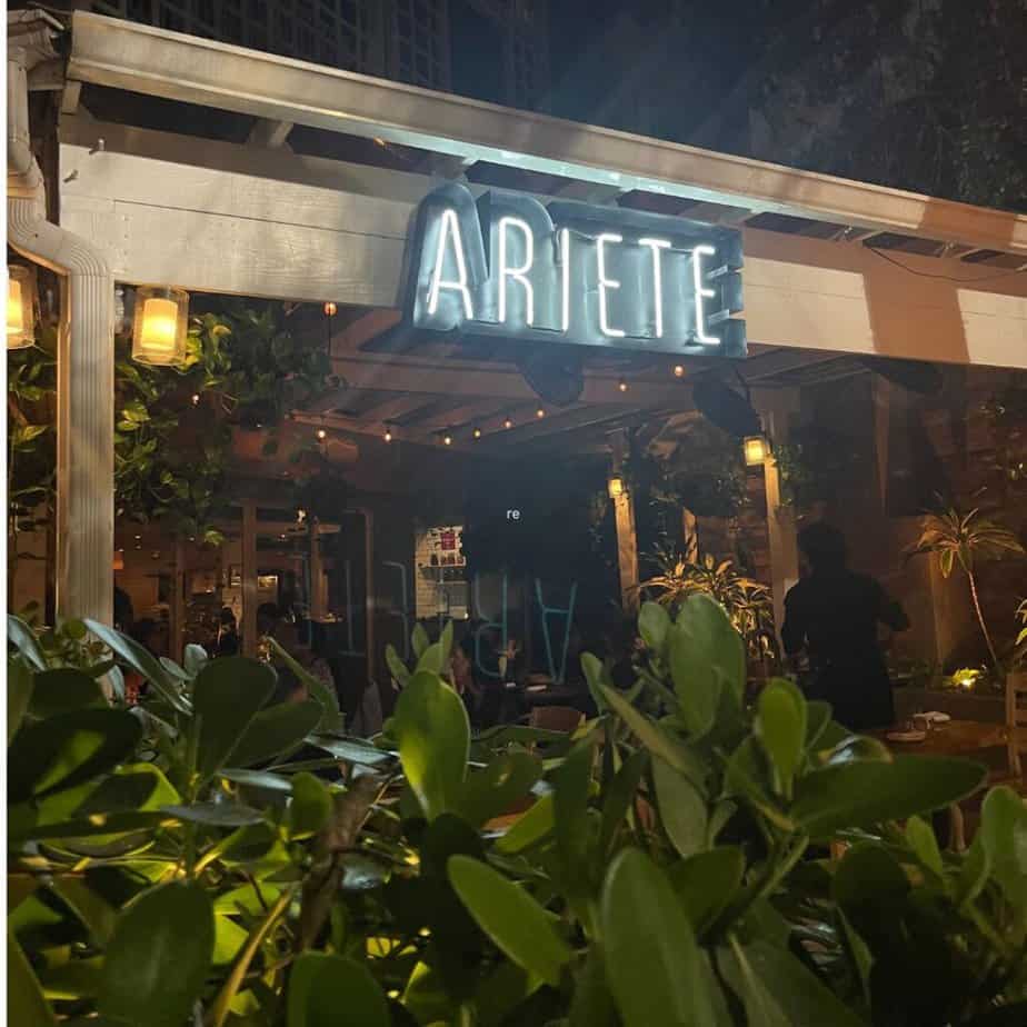 Ariete Coconut Grove Restaurant Review