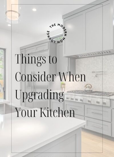 Things to Consider When Upgrading Your Kitchen